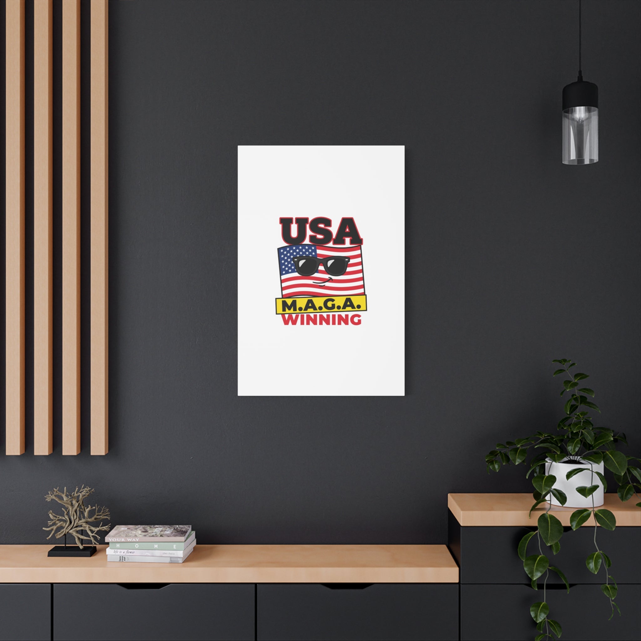 USA winning Canvas