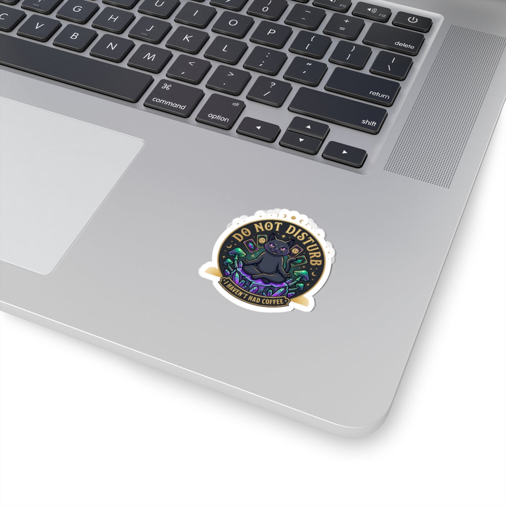 Do Not Disturb — Kiss-Cut Sticker | witchy, goblincore, celestial vibes