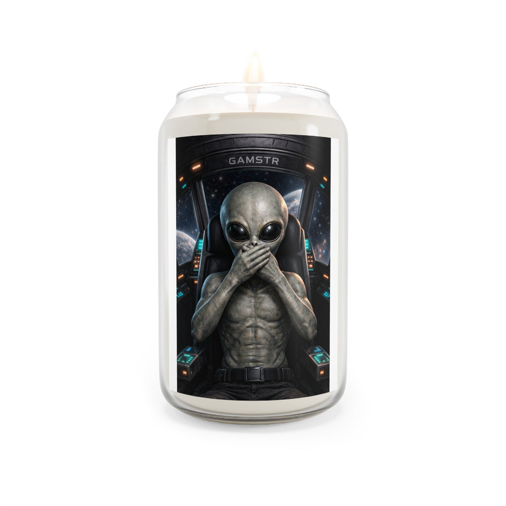 Alien Pilot Scented Soy Candle — 13.75oz Spacecraft Vibe