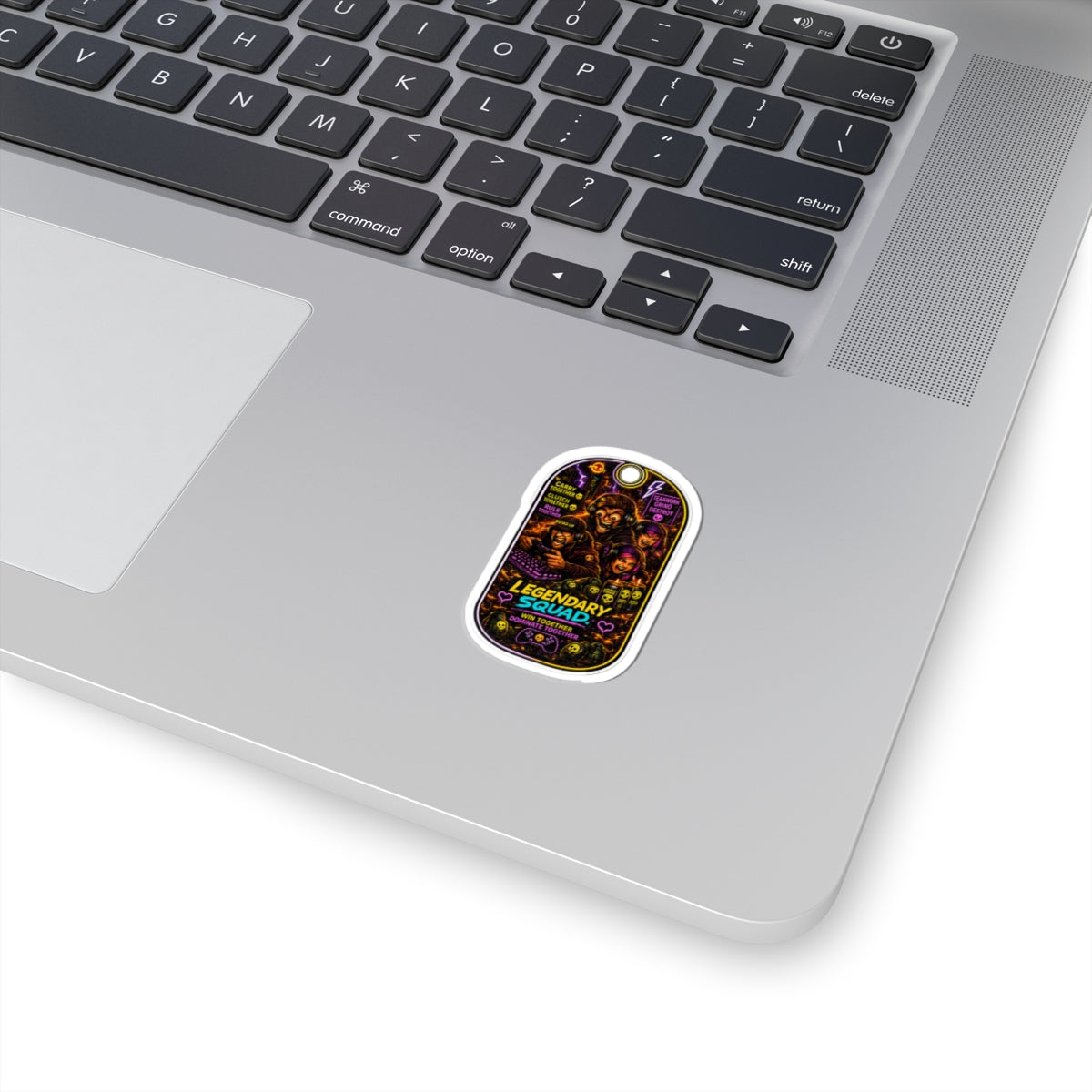 Legendary Squad Gamer Sticker — 'Win Together Dominate Together' Kiss-Cut Sticker