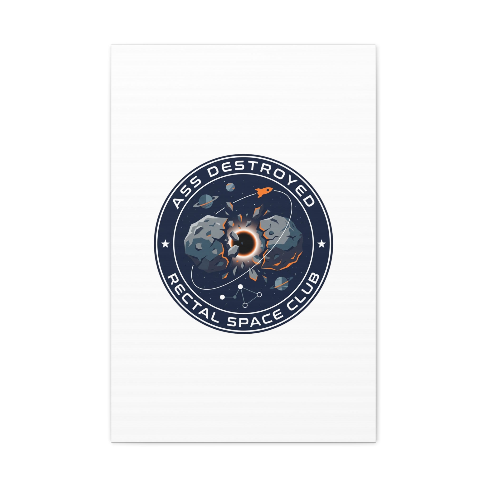 Cosmic Mission Patch Canvas | Space, Rocket, Astronaut, Deep Space