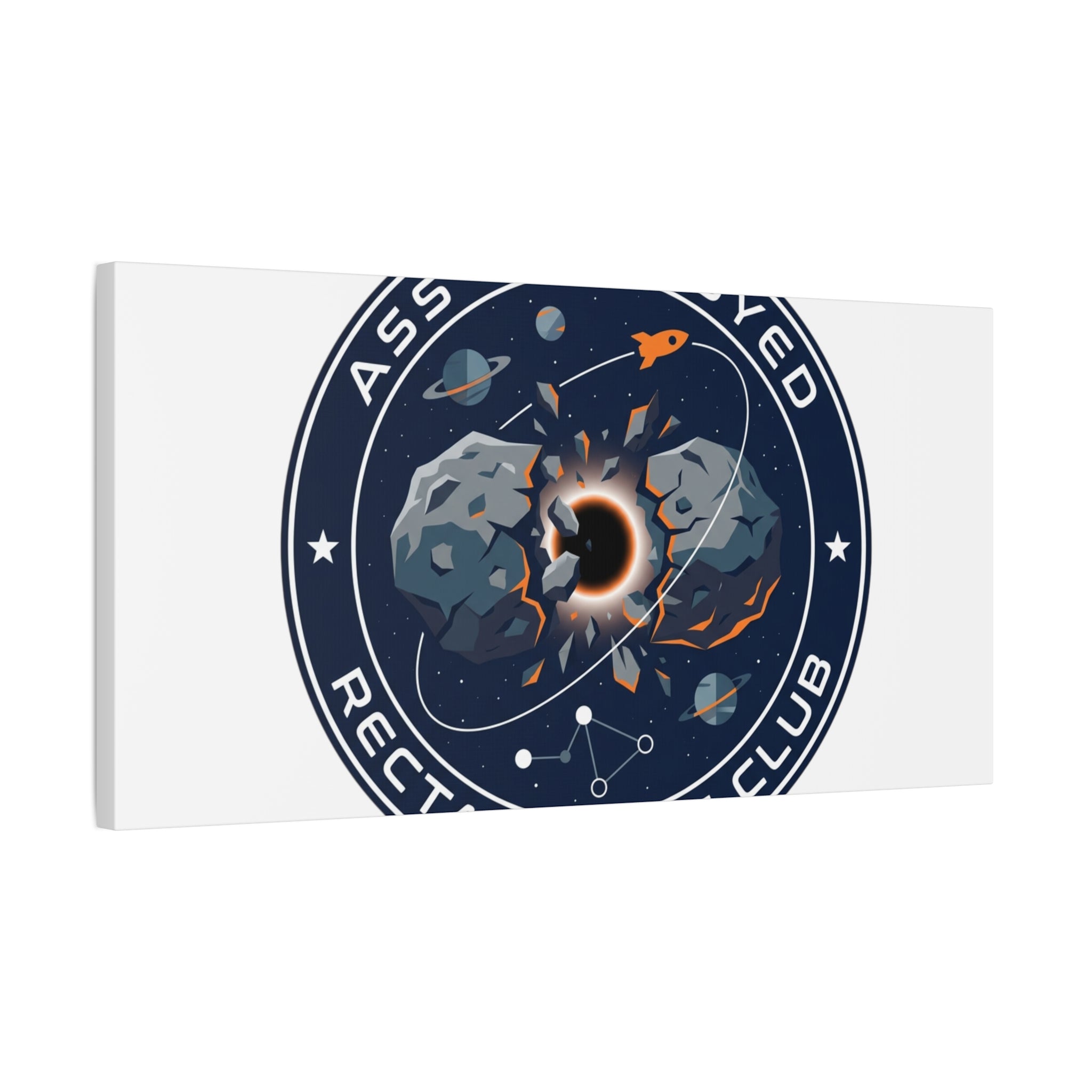 Cosmic Mission Patch Canvas | Space, Rocket, Astronaut, Deep Space