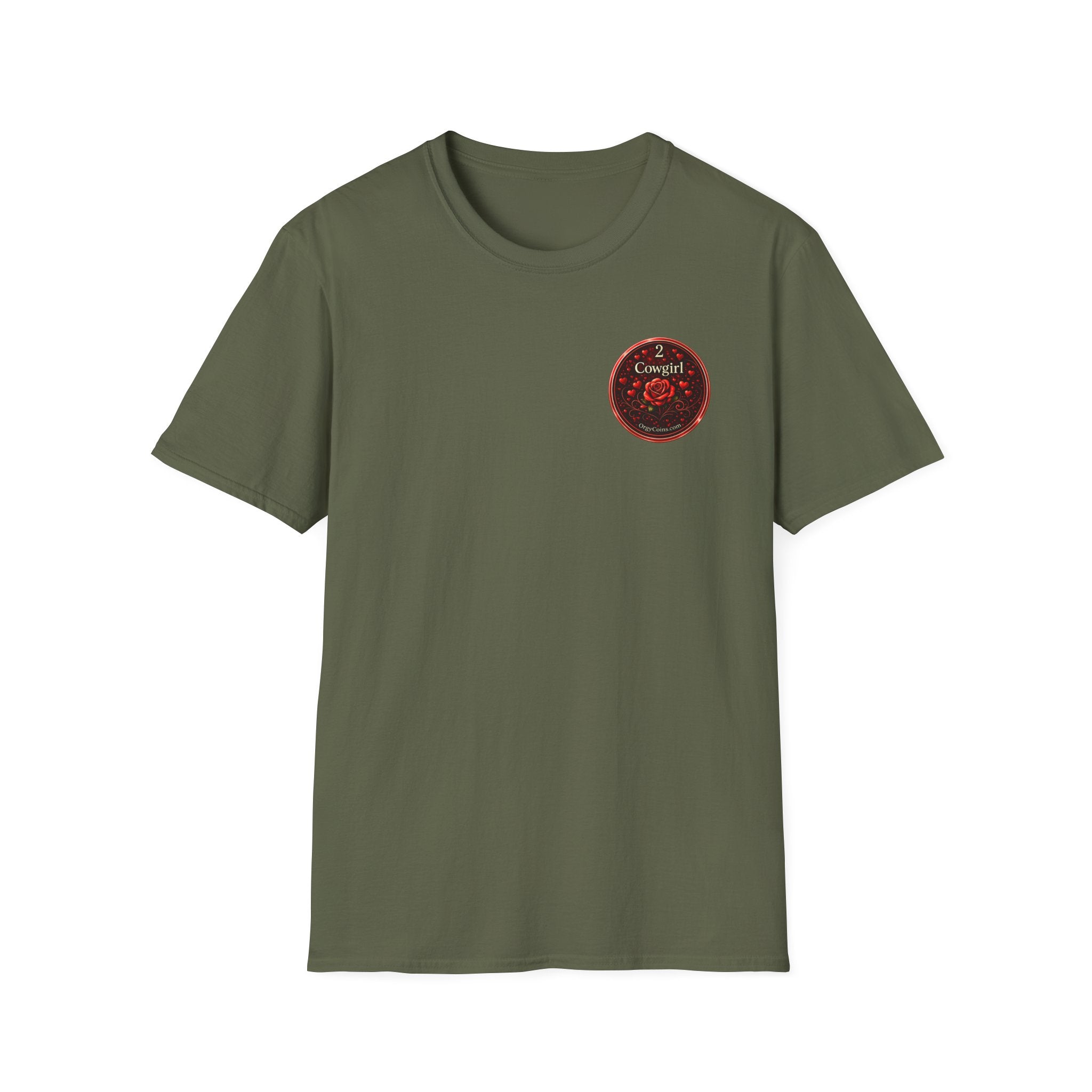 Cowgirl Rose Badge T-Shirt – Orgy Coin 2