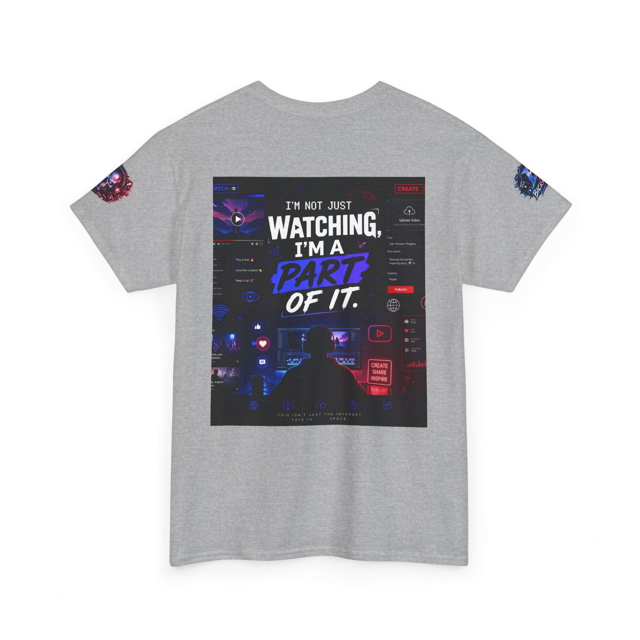 I'm A Part Of It T Shirt — Cyber Night Retro Graphic T-Shirt