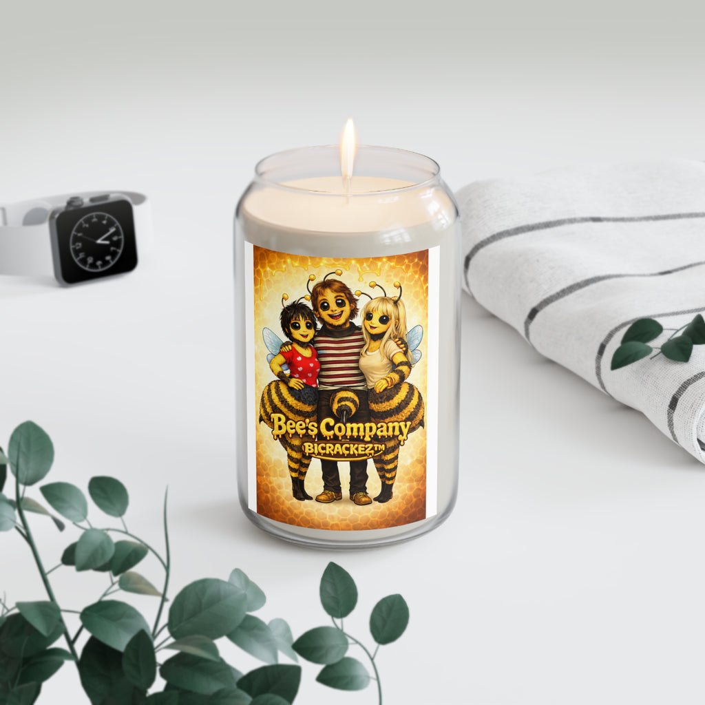 Bee's Company Scented Soy Candle — 13.75oz Decorative Bee Family Candle