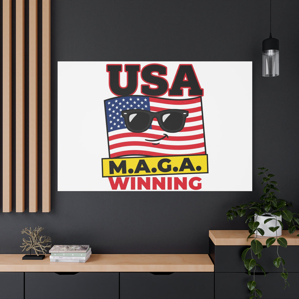 USA winning Canvas