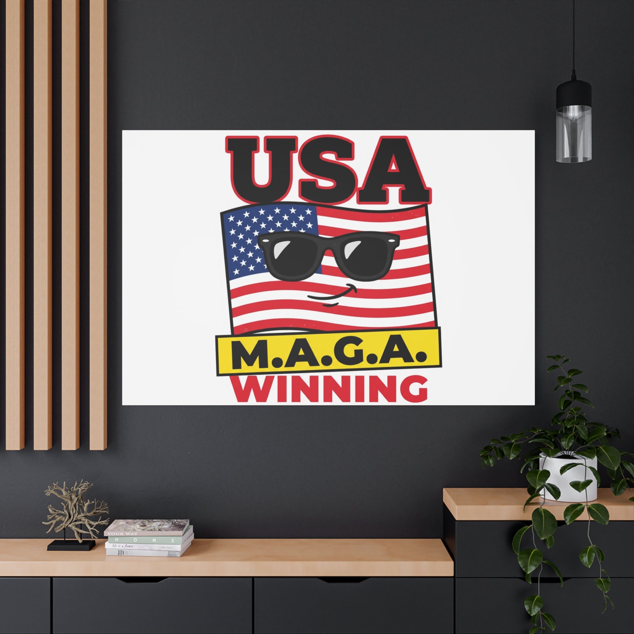 USA winning Canvas