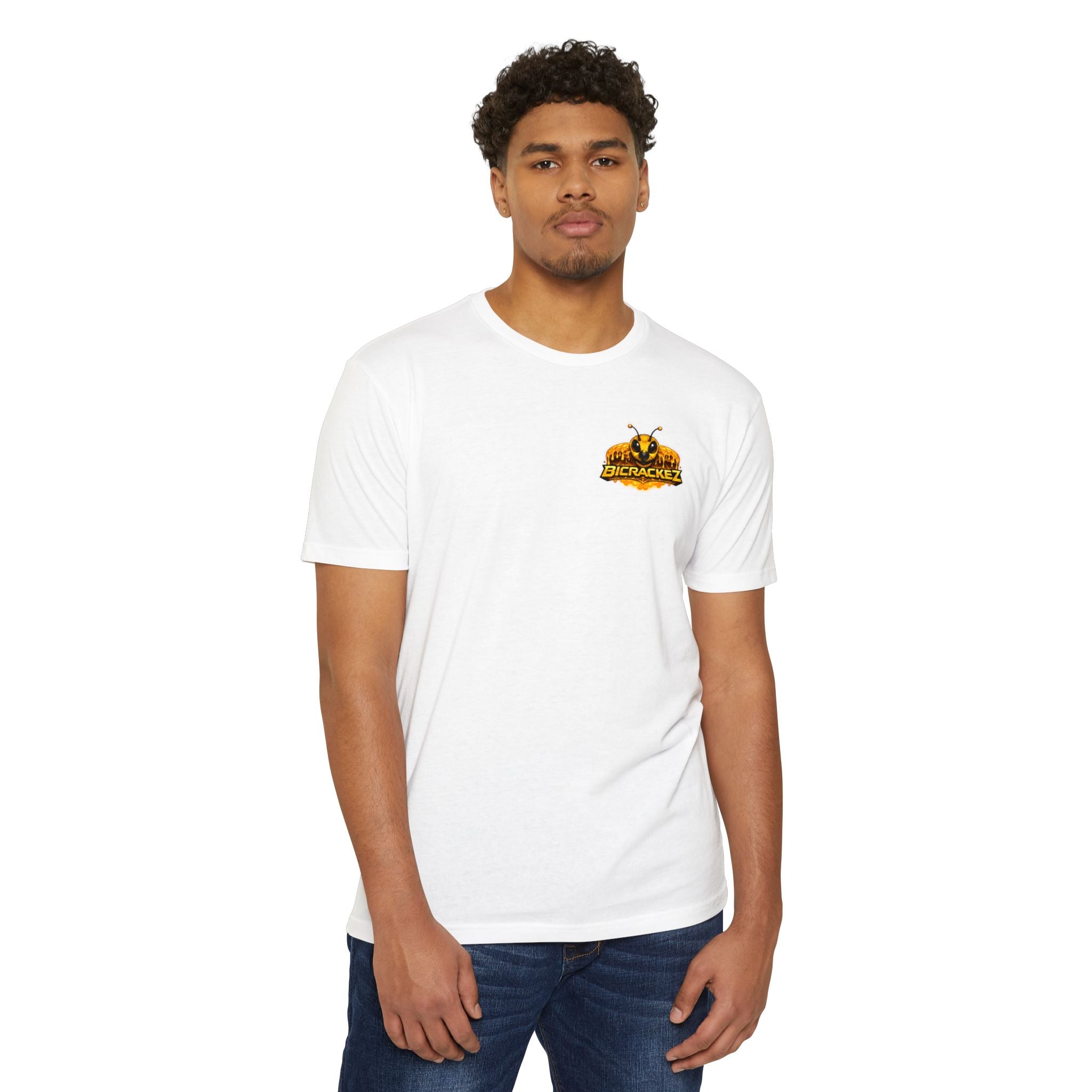 Bee Team Graphic T-Shirt — 'The Bee Team Bcrackez' Cartoon Logo Tee