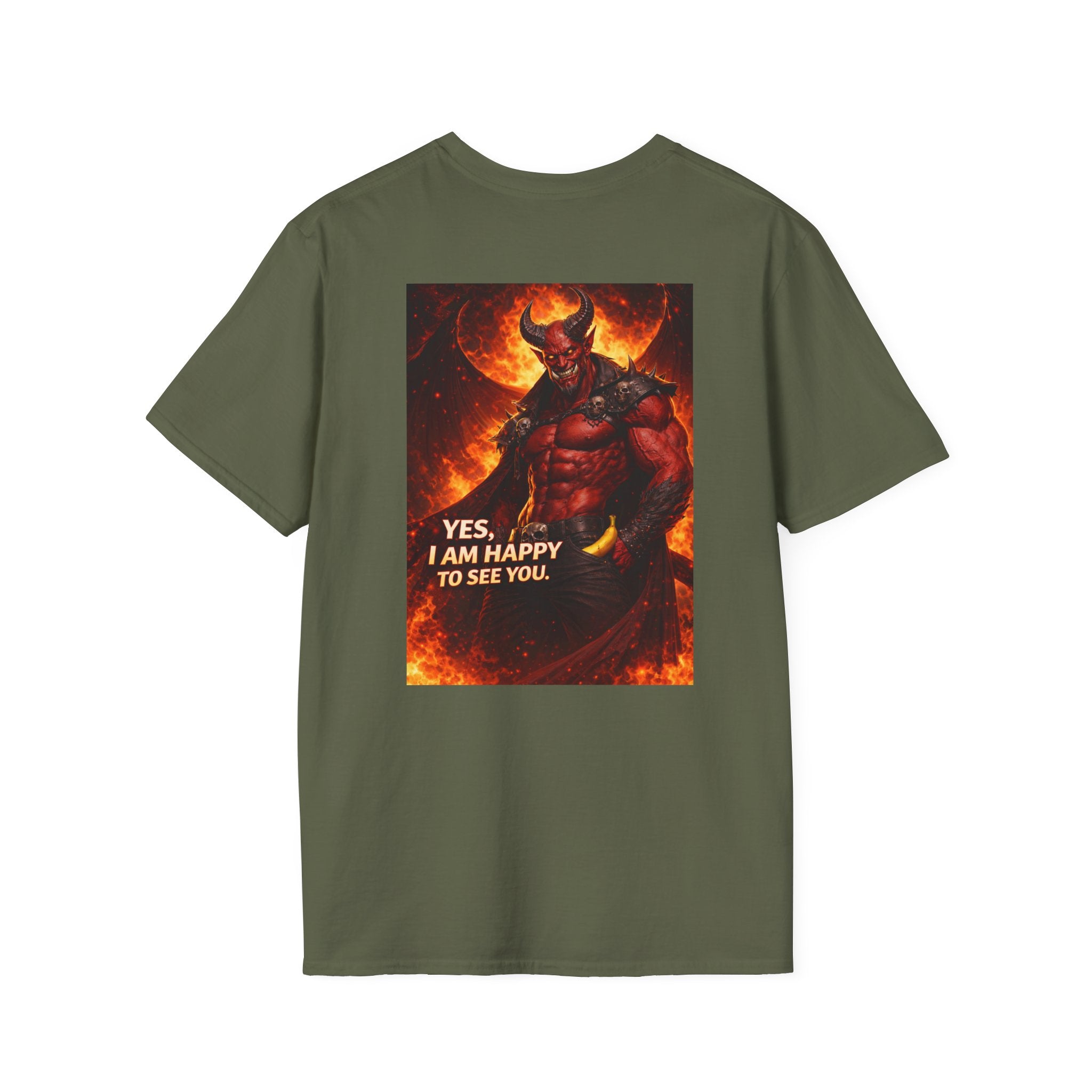 Standing Seven Orgy Coin Graphic T-Shirt