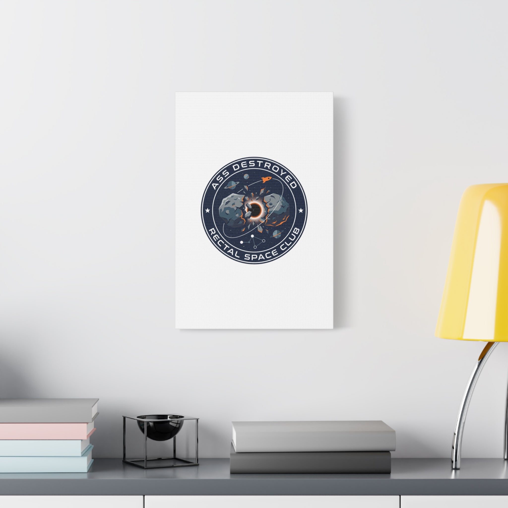 Cosmic Mission Patch Canvas | Space, Rocket, Astronaut, Deep Space