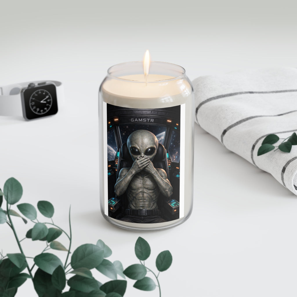 Alien Pilot Scented Soy Candle — 13.75oz Spacecraft Vibe