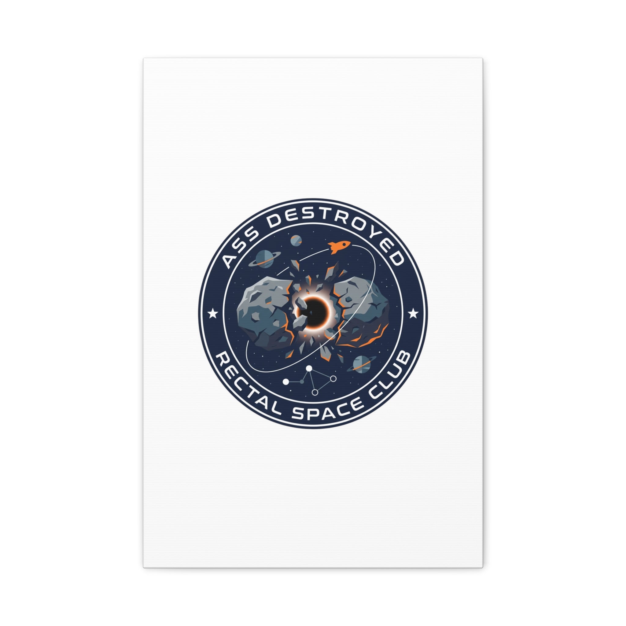 Cosmic Mission Patch Canvas | Space, Rocket, Astronaut, Deep Space