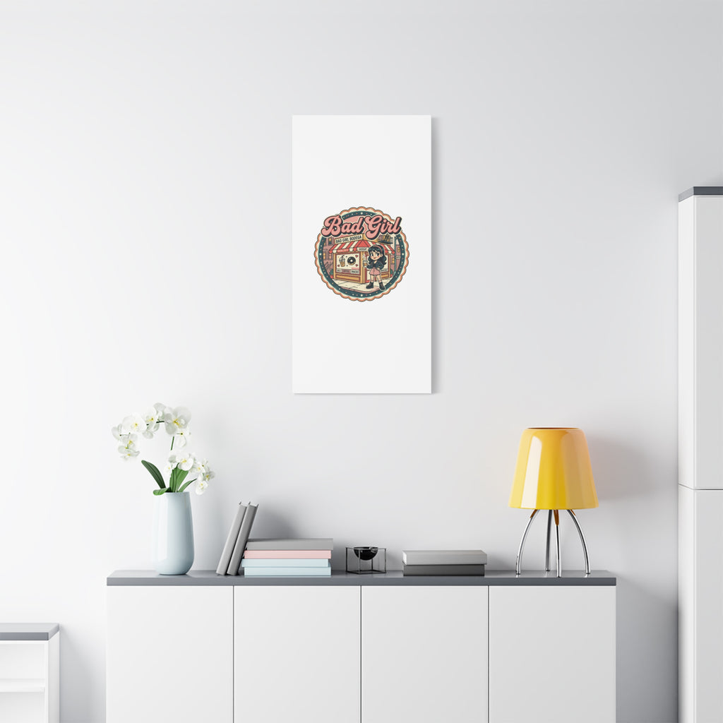 Bad Girl Bodega Canvas Print | Bodega, NYC, Y2K Corner Store Art