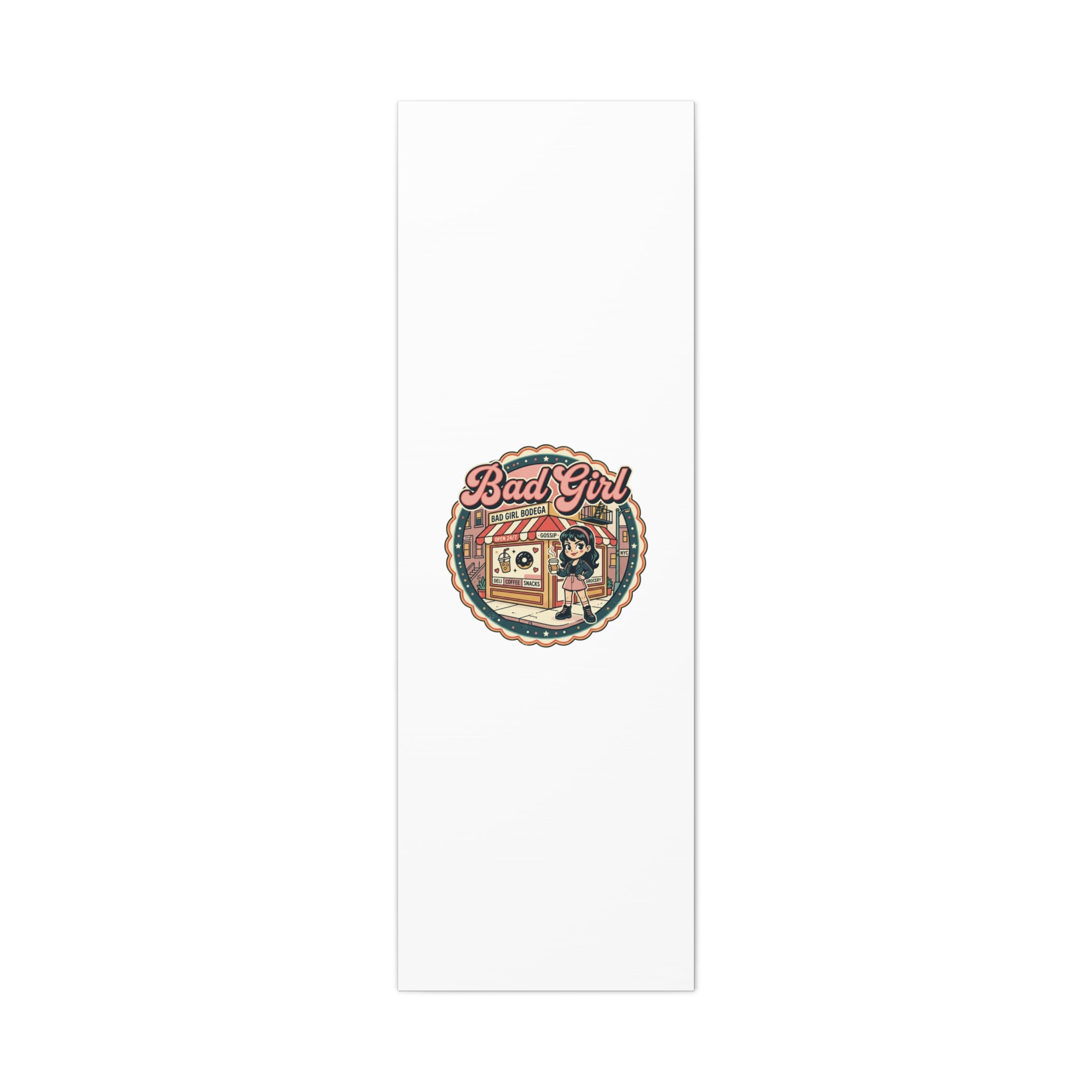 Bad Girl Bodega Canvas Print | Bodega, NYC, Y2K Corner Store Art