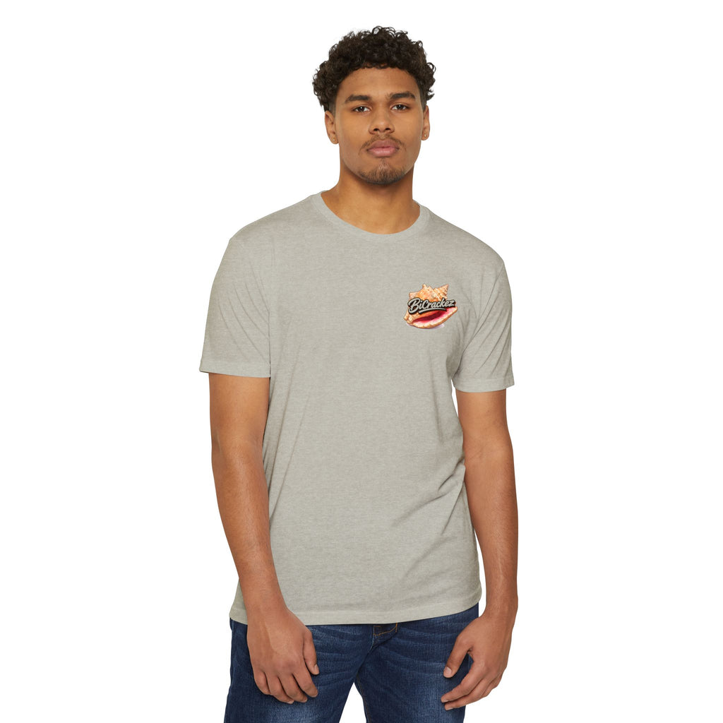 Conch Joke T-Shirt — Retro Beach Photo Tee with "That's a big conch" Graphic