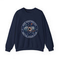 Mission Patch Cosmic Rocket Crewneck, space astronaut, mission patch, hard sci-fi