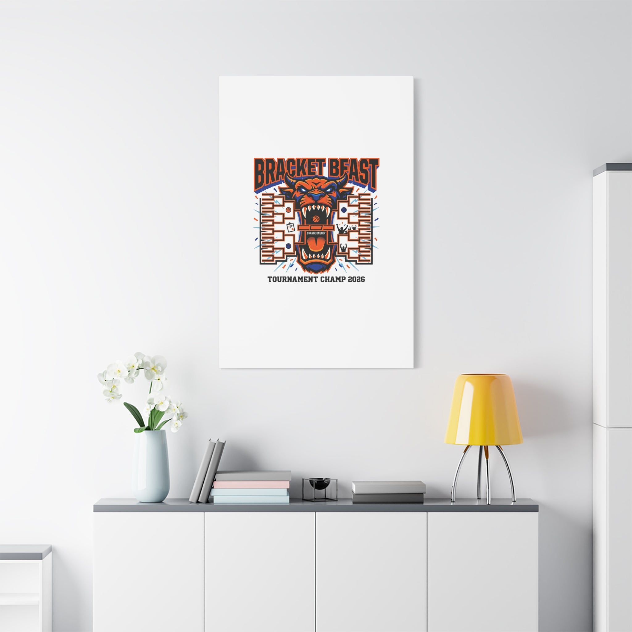 Bracket Beast Canvas | College Tournament Bracket, Gameday Hoops 2026