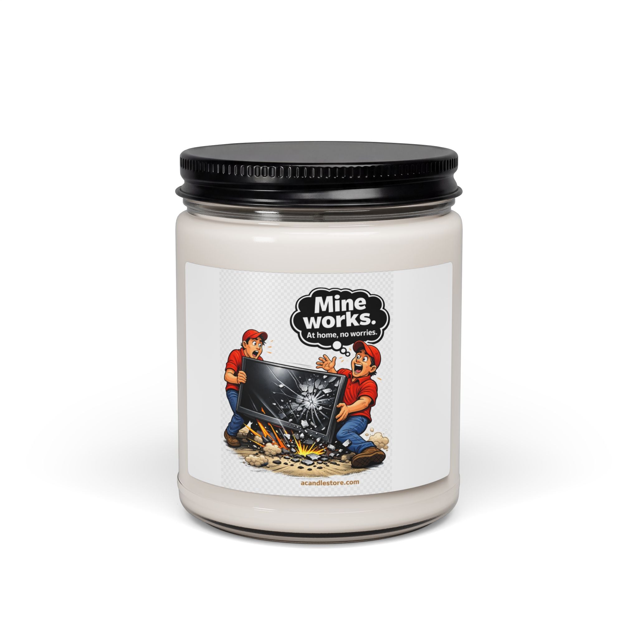 Mine Works. Logo Soy Candle — 9oz Scented Jar Candle