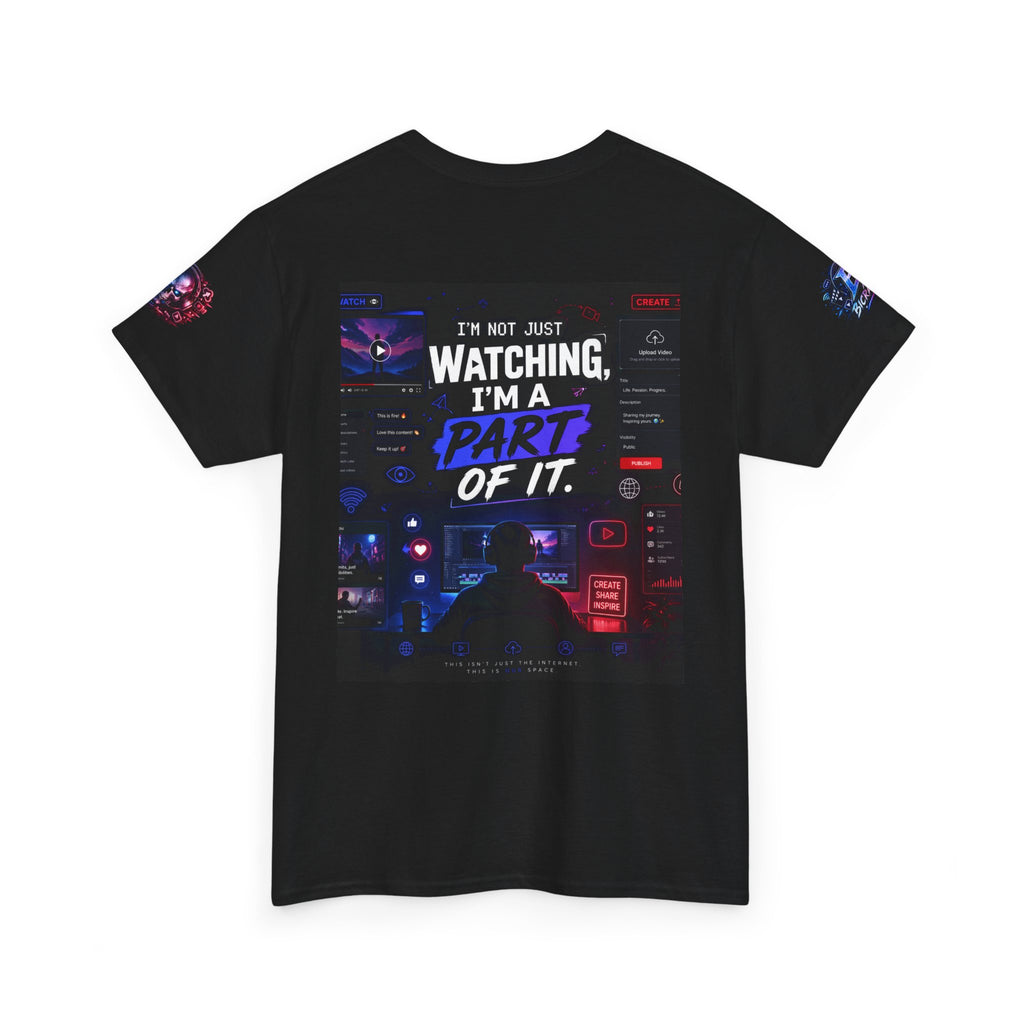 I'm A Part Of It T Shirt — Cyber Night Retro Graphic T-Shirt