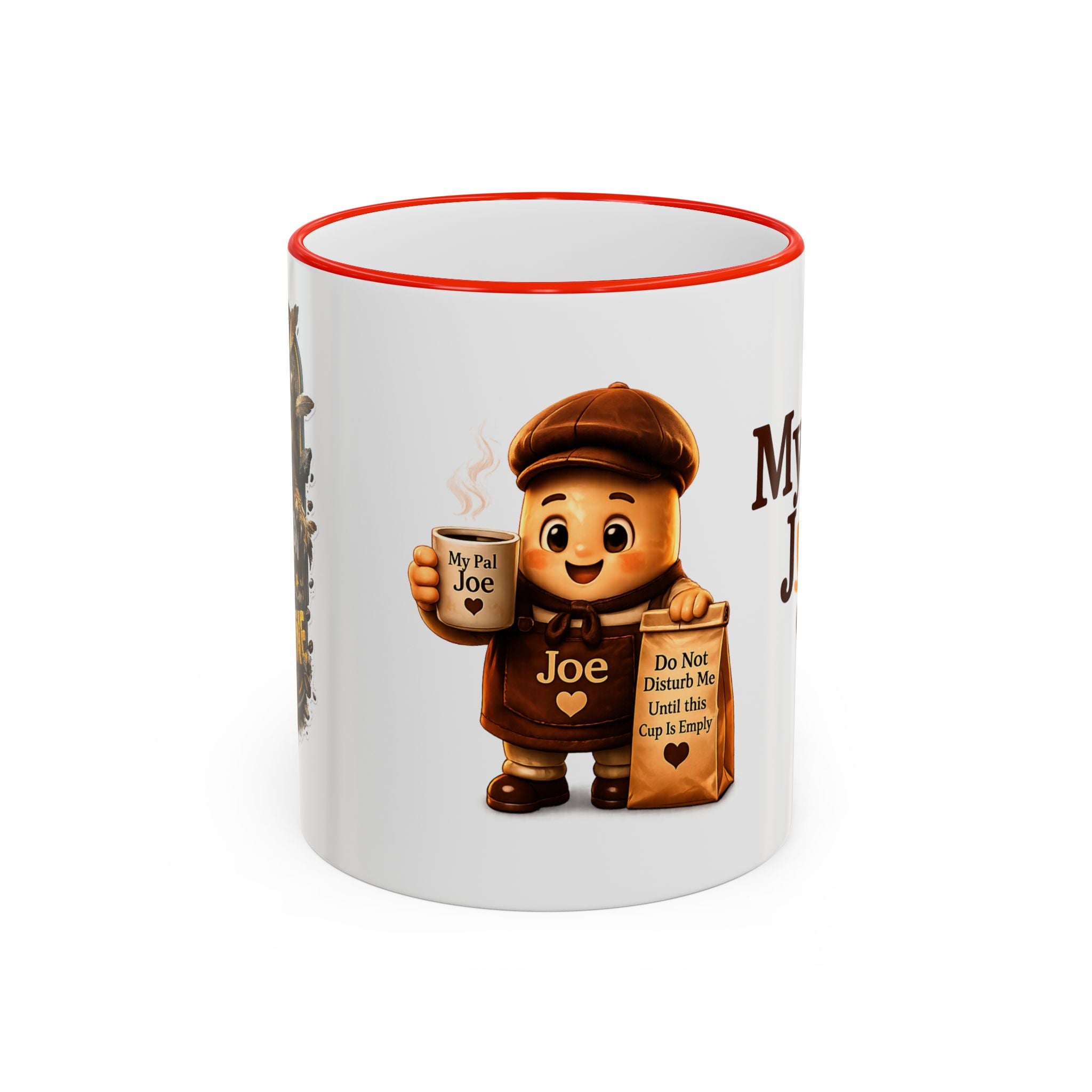Running on Hope and Caffeine — 'My First Cup of Joe' Vintage Coffee Character (11oz/15oz)