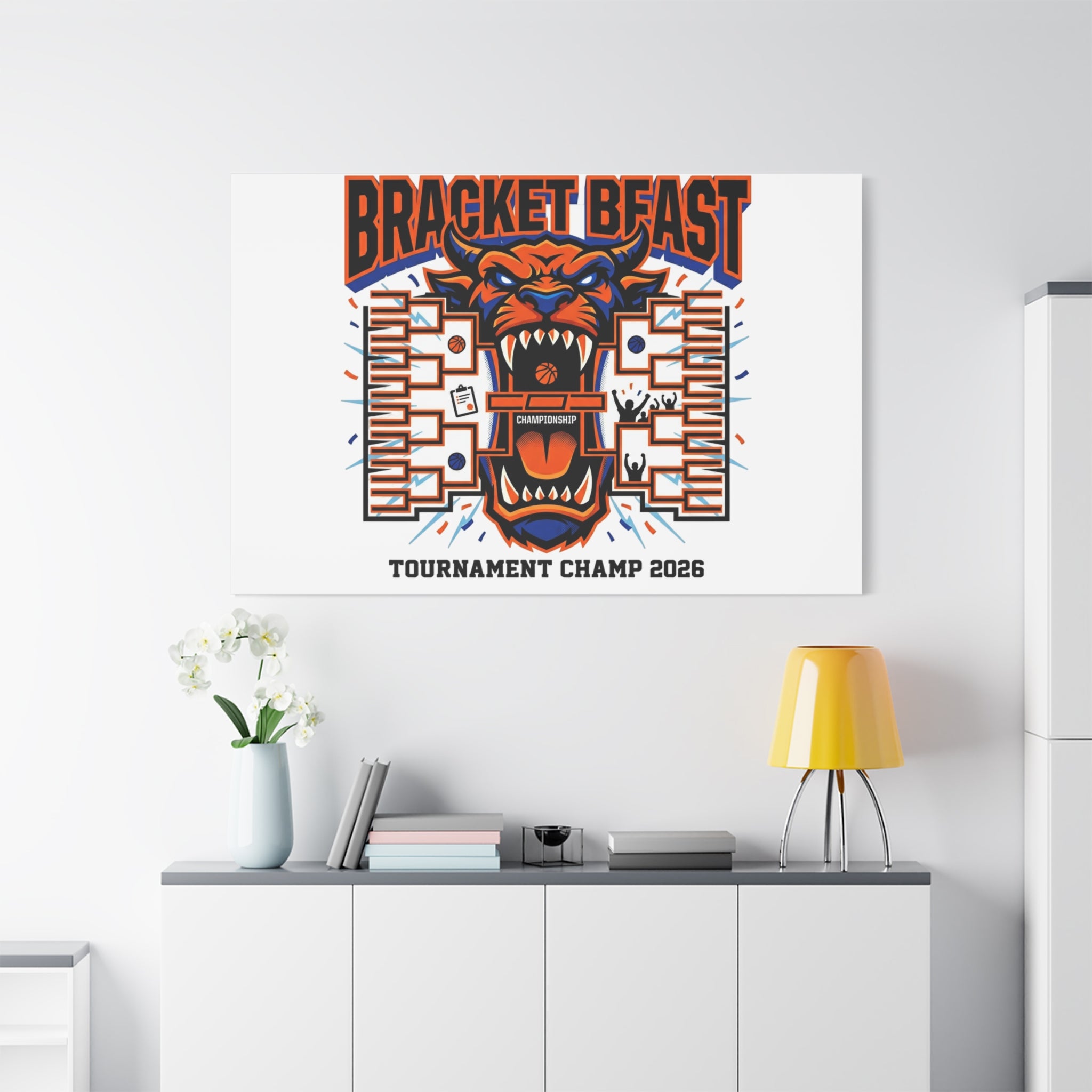 Bracket Beast Canvas | College Tournament Bracket, Gameday Hoops 2026