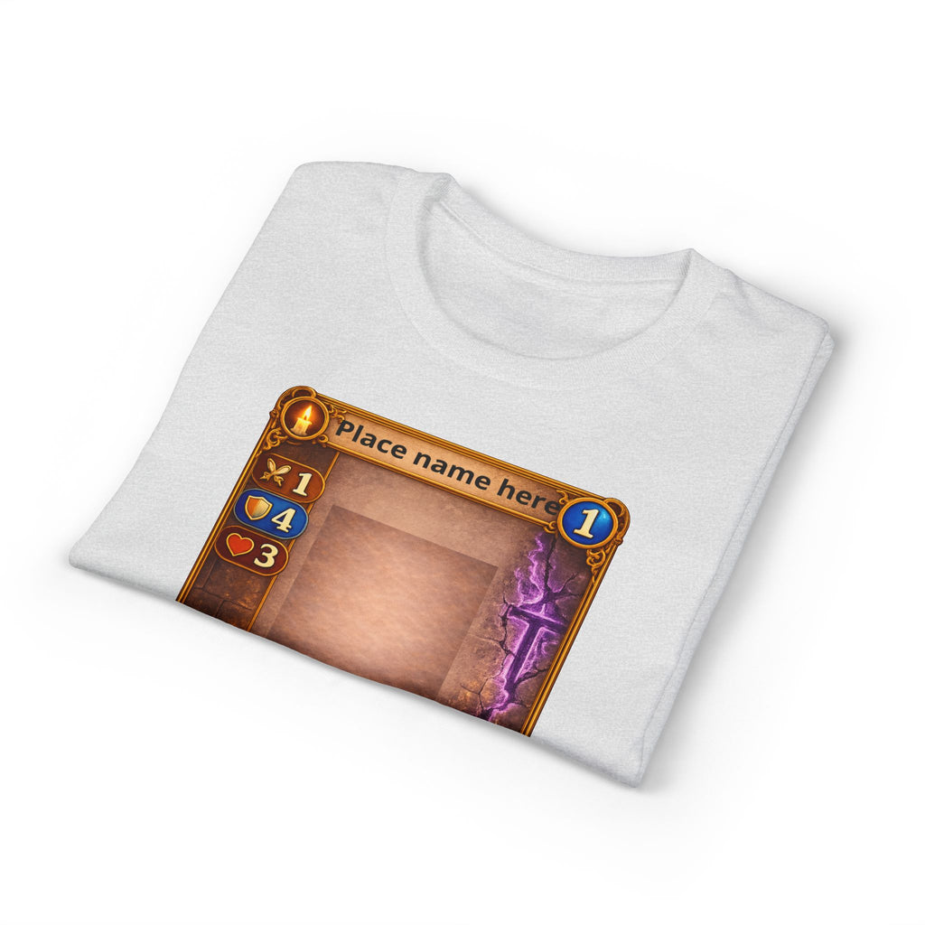 Trading Card Game Spell Card T-Shirt — Customizable Fantasy Card Design