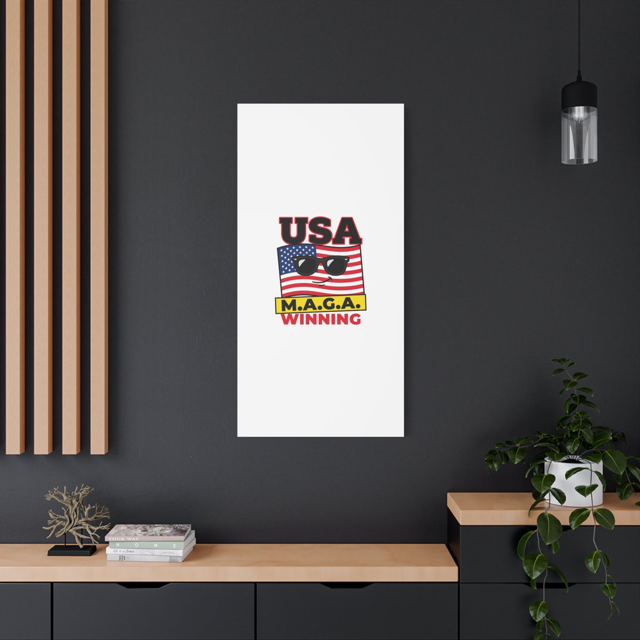 USA winning Canvas