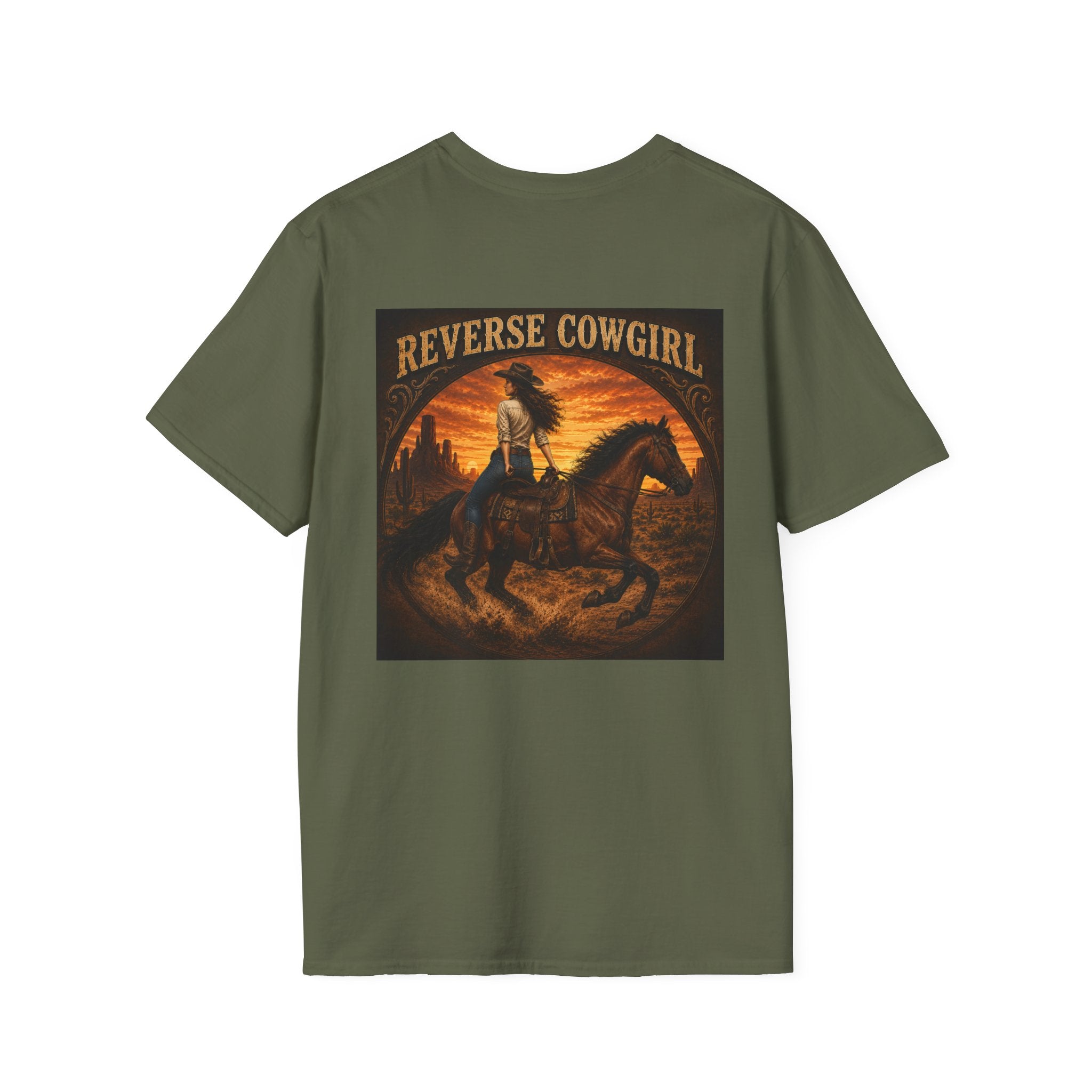 Reverse Cowgirl T‑Shirt — Orgy Coin 3