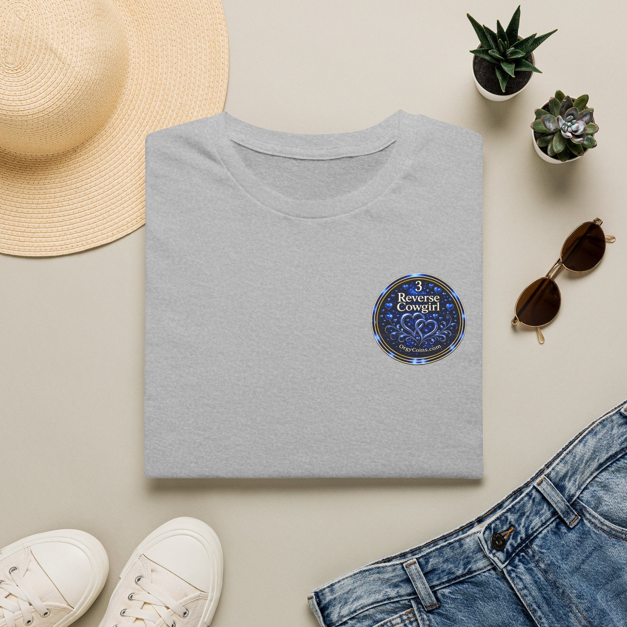 Reverse Cowgirl T‑Shirt — Orgy Coin 3
