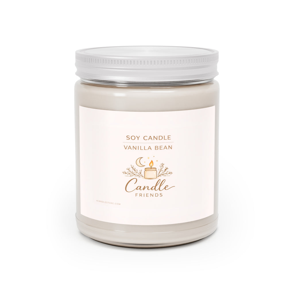 Exigent Scented Soy Candles with White Lid, 9oz