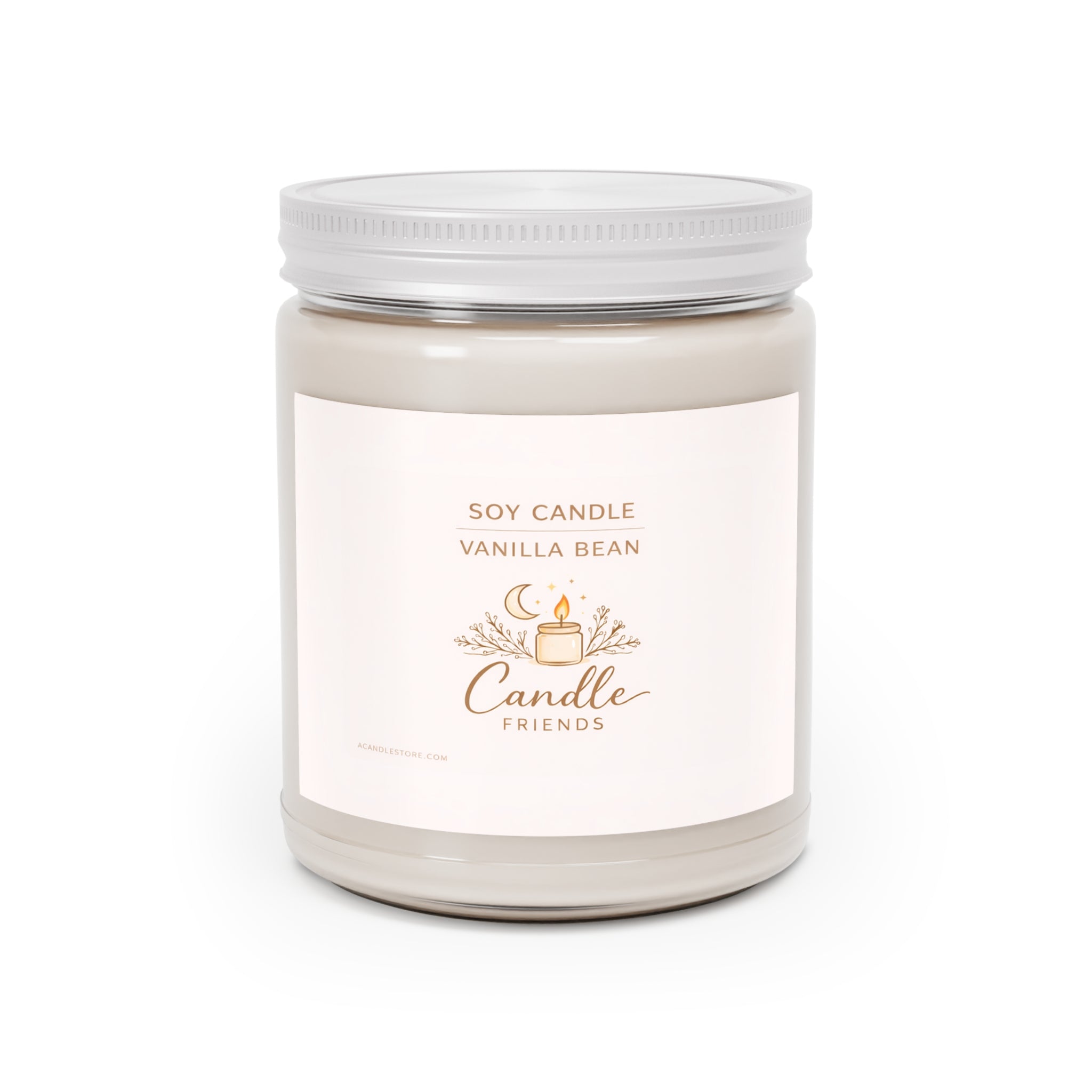 Exigent Scented Soy Candles with White Lid, 9oz