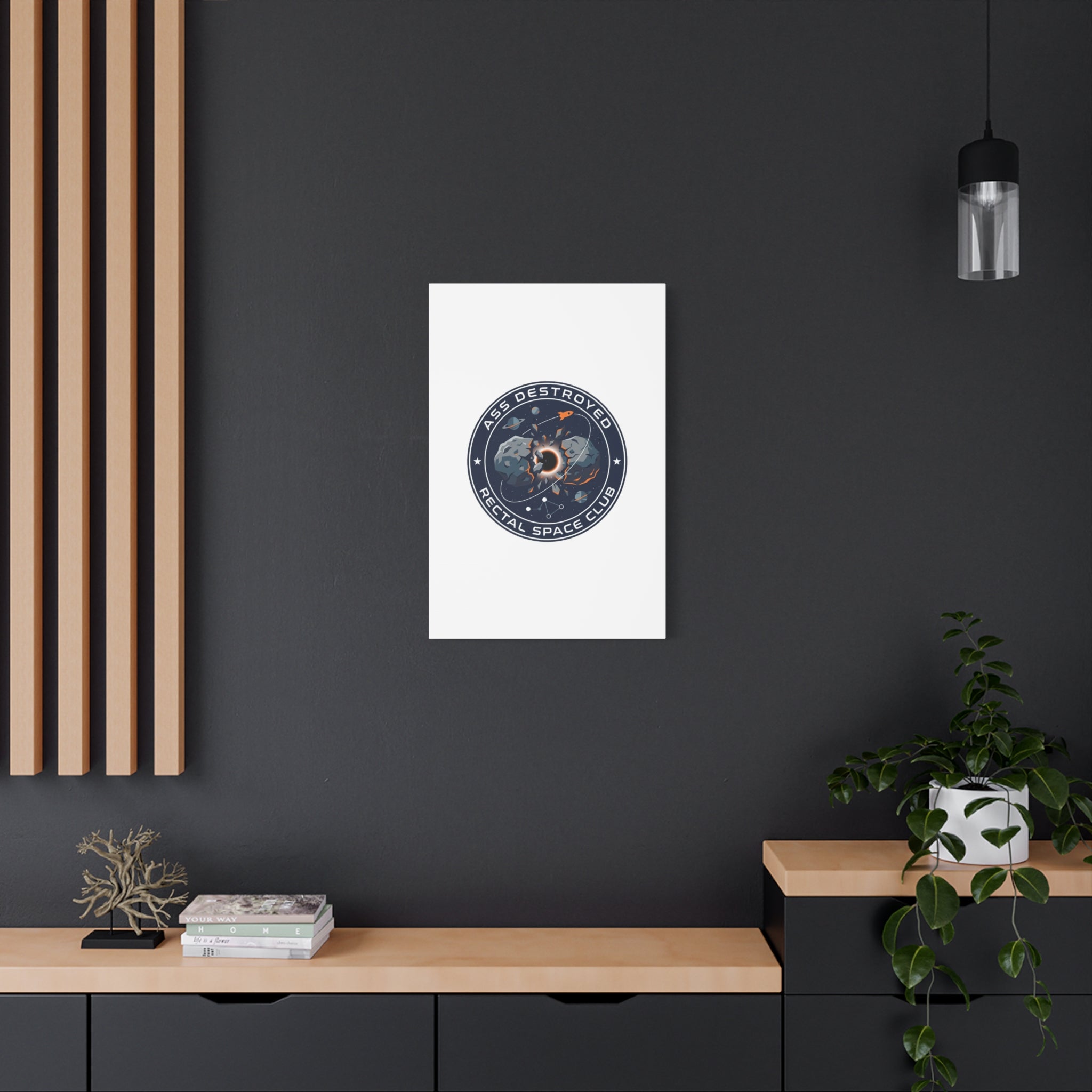 Cosmic Mission Patch Canvas | Space, Rocket, Astronaut, Deep Space