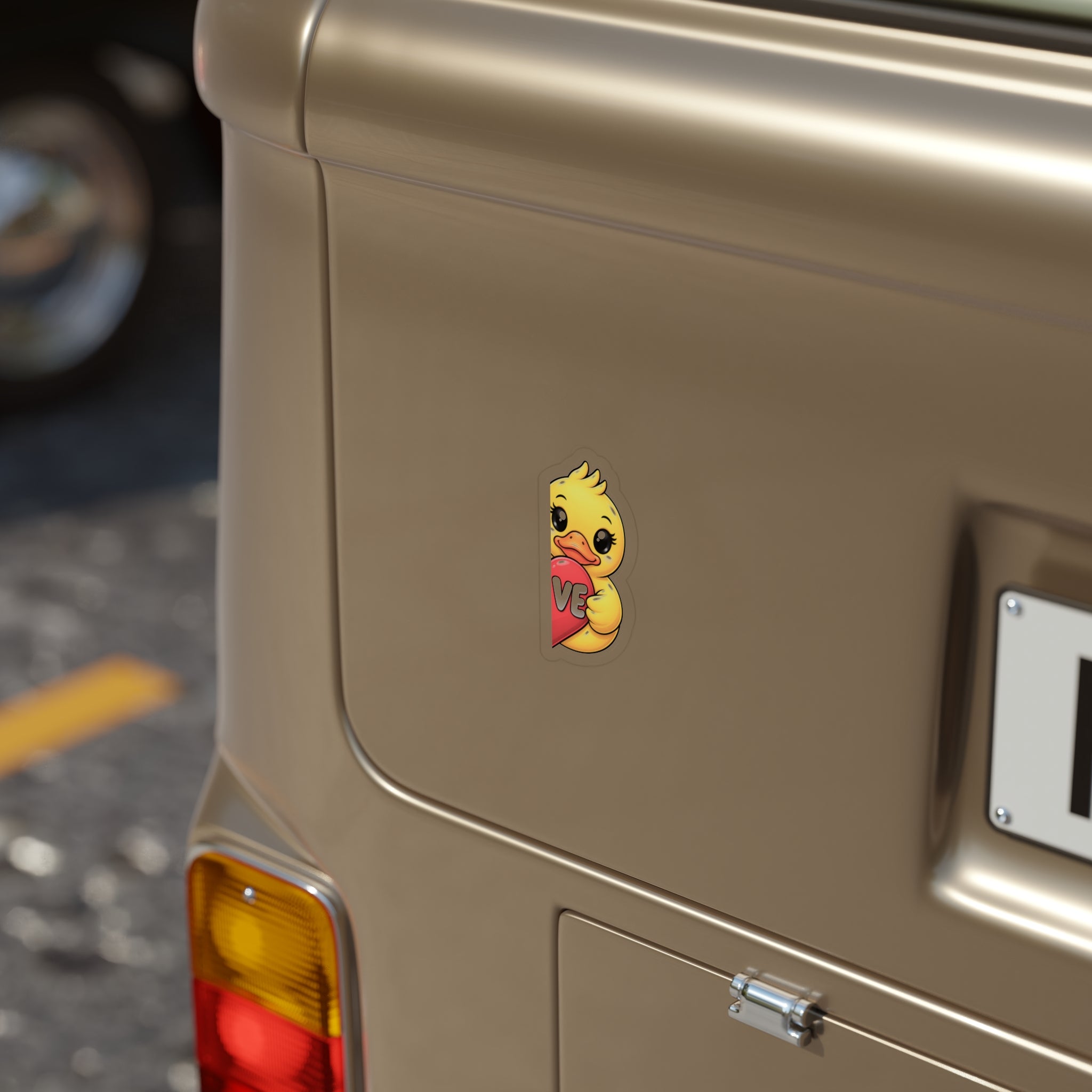 Share The LOVE Right Half VE-Cut Vinyl Sticker — Outdoor Transparent Love Sticker