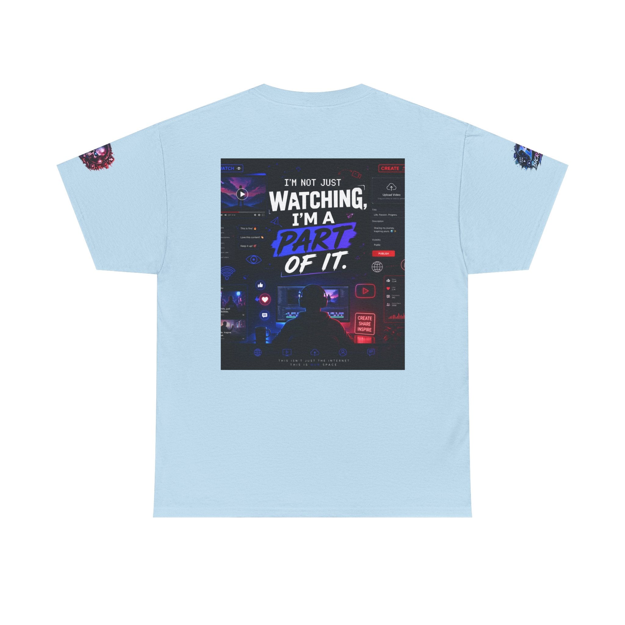 I'm A Part Of It T Shirt — Cyber Night Retro Graphic T-Shirt
