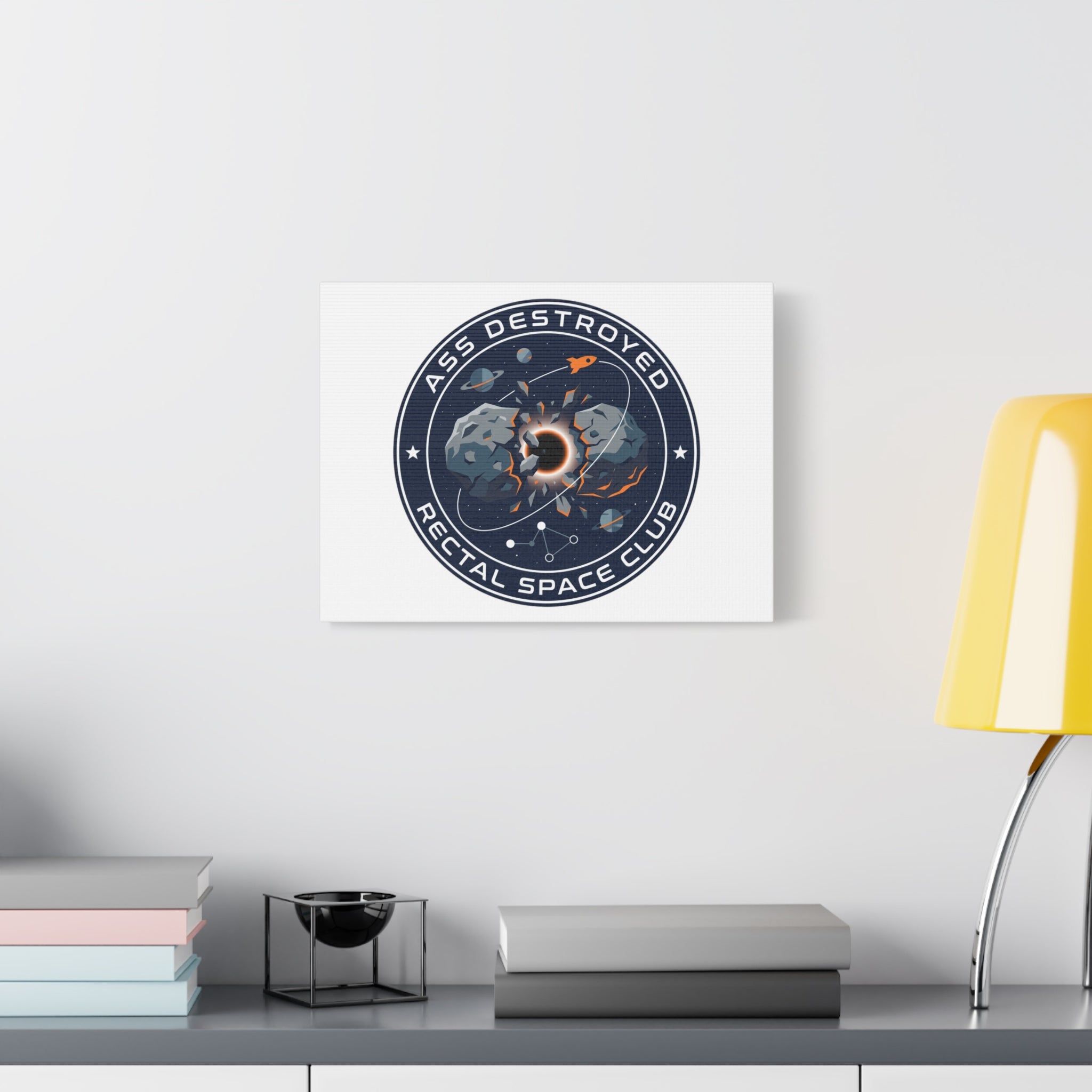 Cosmic Mission Patch Canvas | Space, Rocket, Astronaut, Deep Space