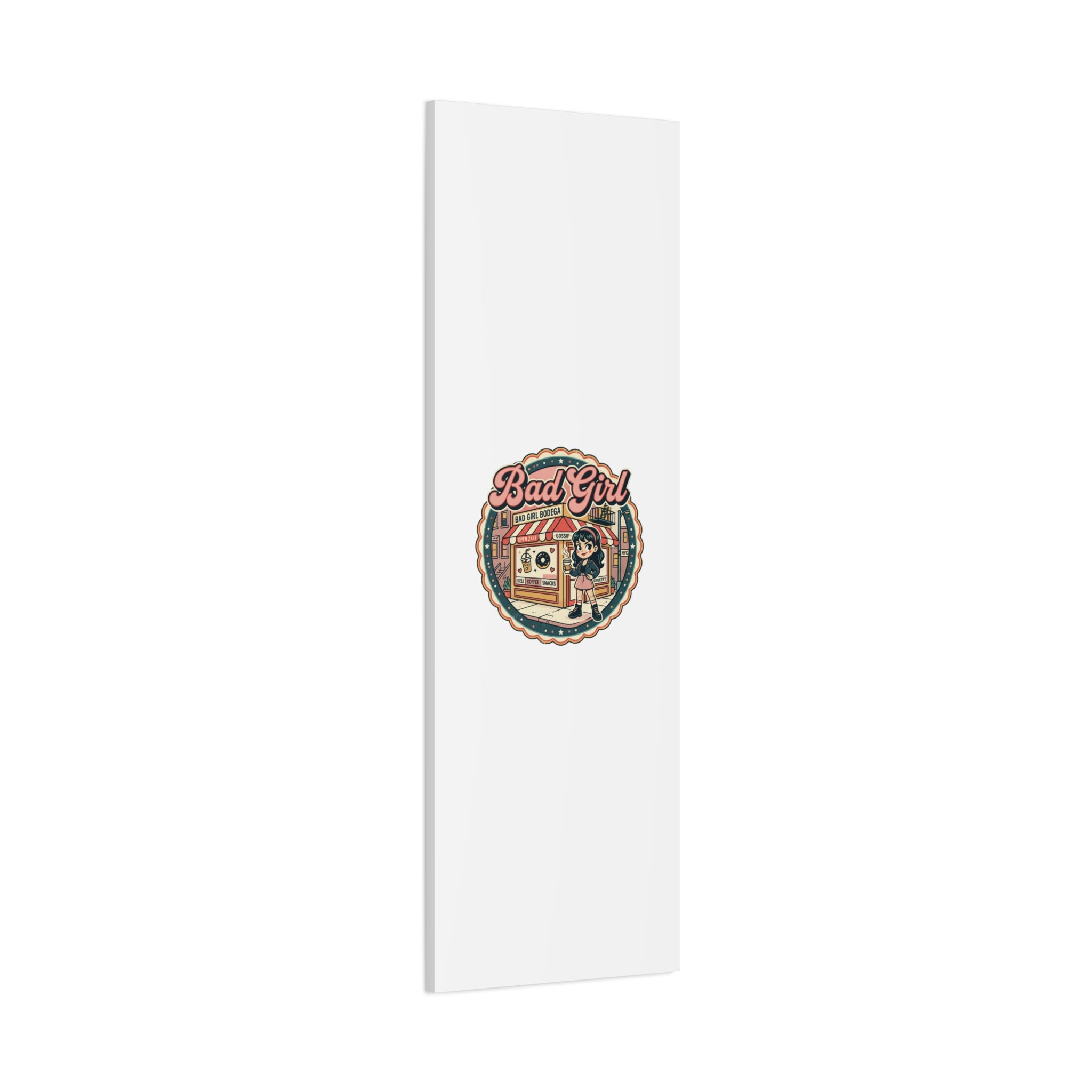 Bad Girl Bodega Canvas Print | Bodega, NYC, Y2K Corner Store Art