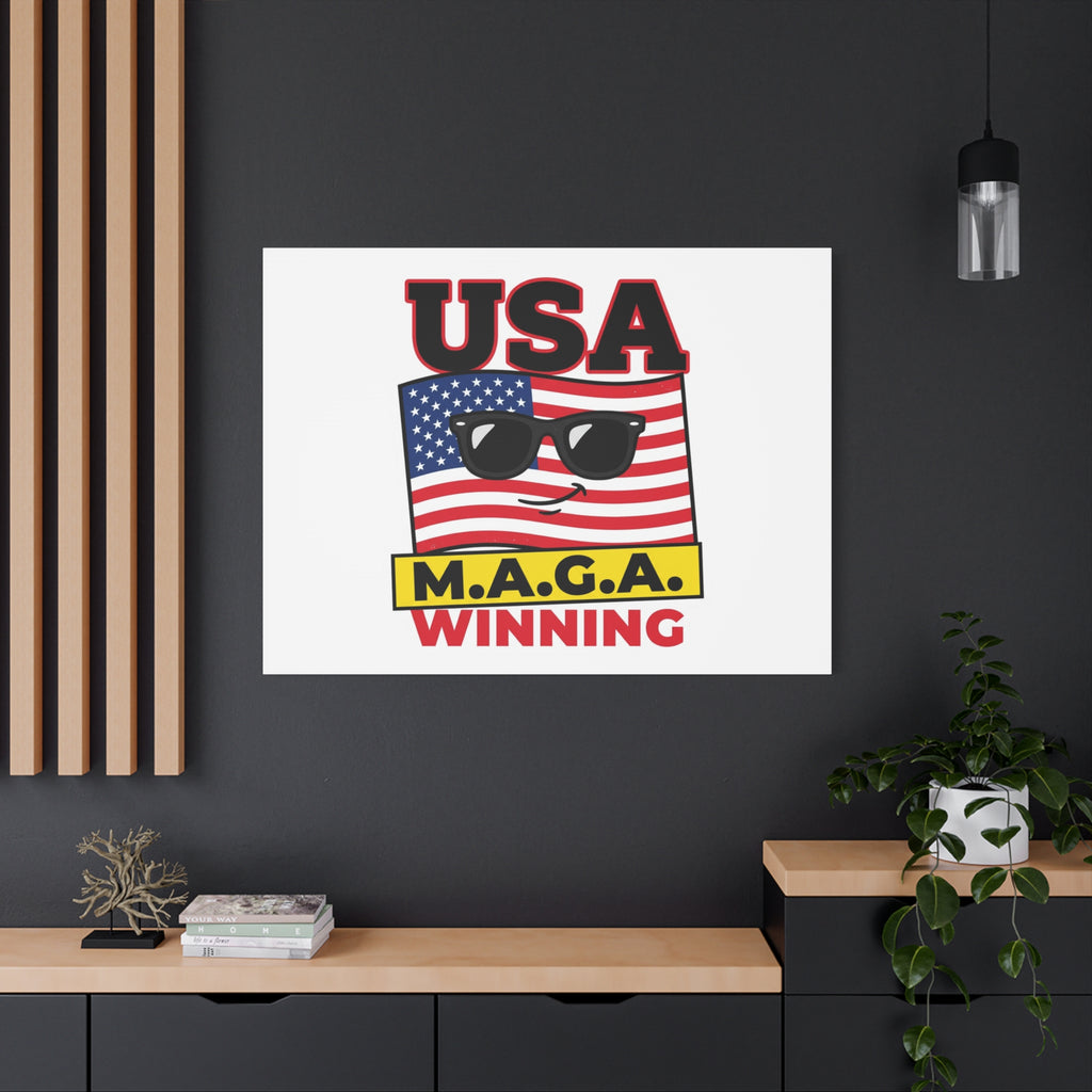 USA winning Canvas
