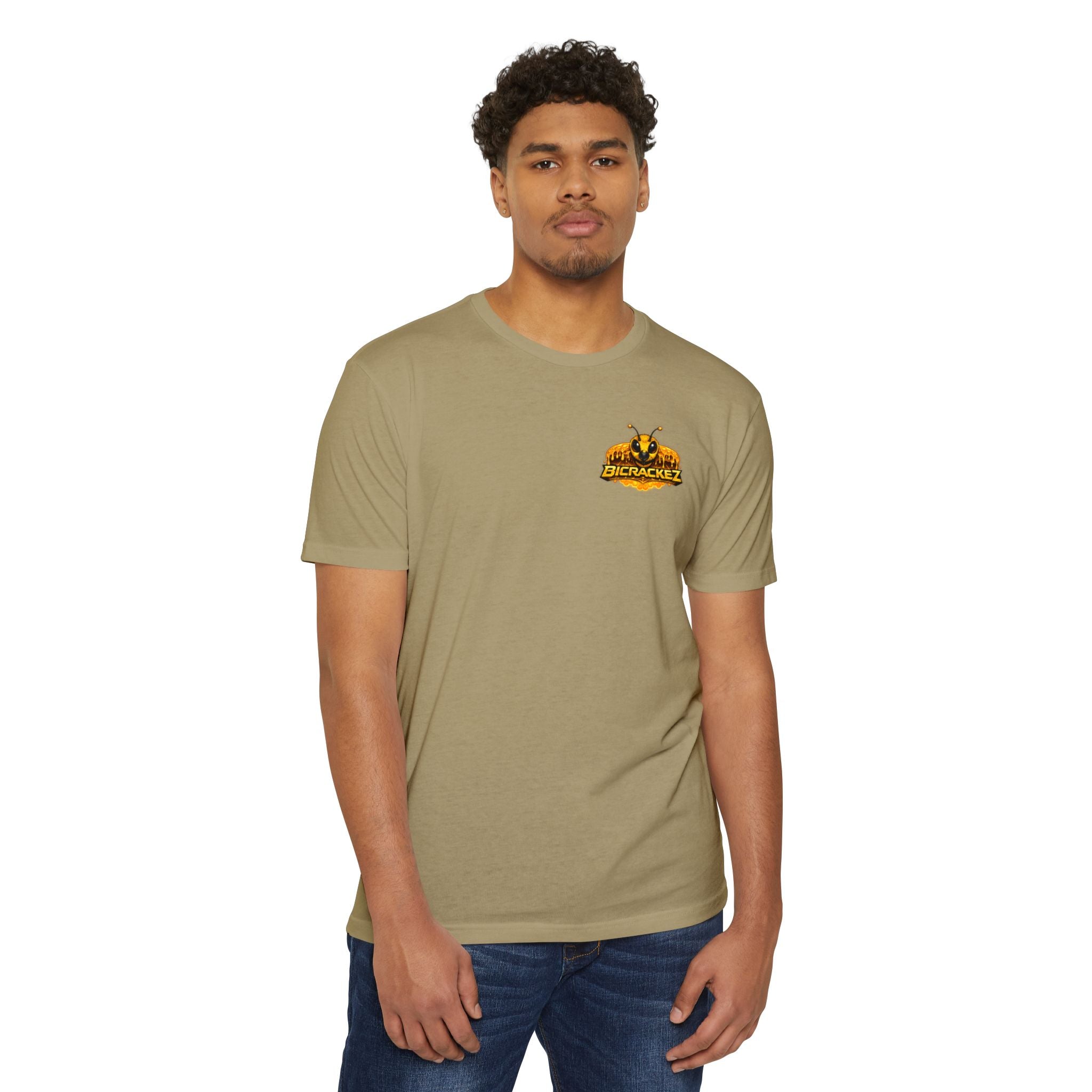 Bee Team Graphic T-Shirt — 'The Bee Team Bcrackez' Cartoon Logo Tee