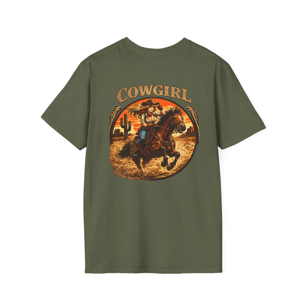 Cowgirl Rose Badge T-Shirt – Orgy Coin 2