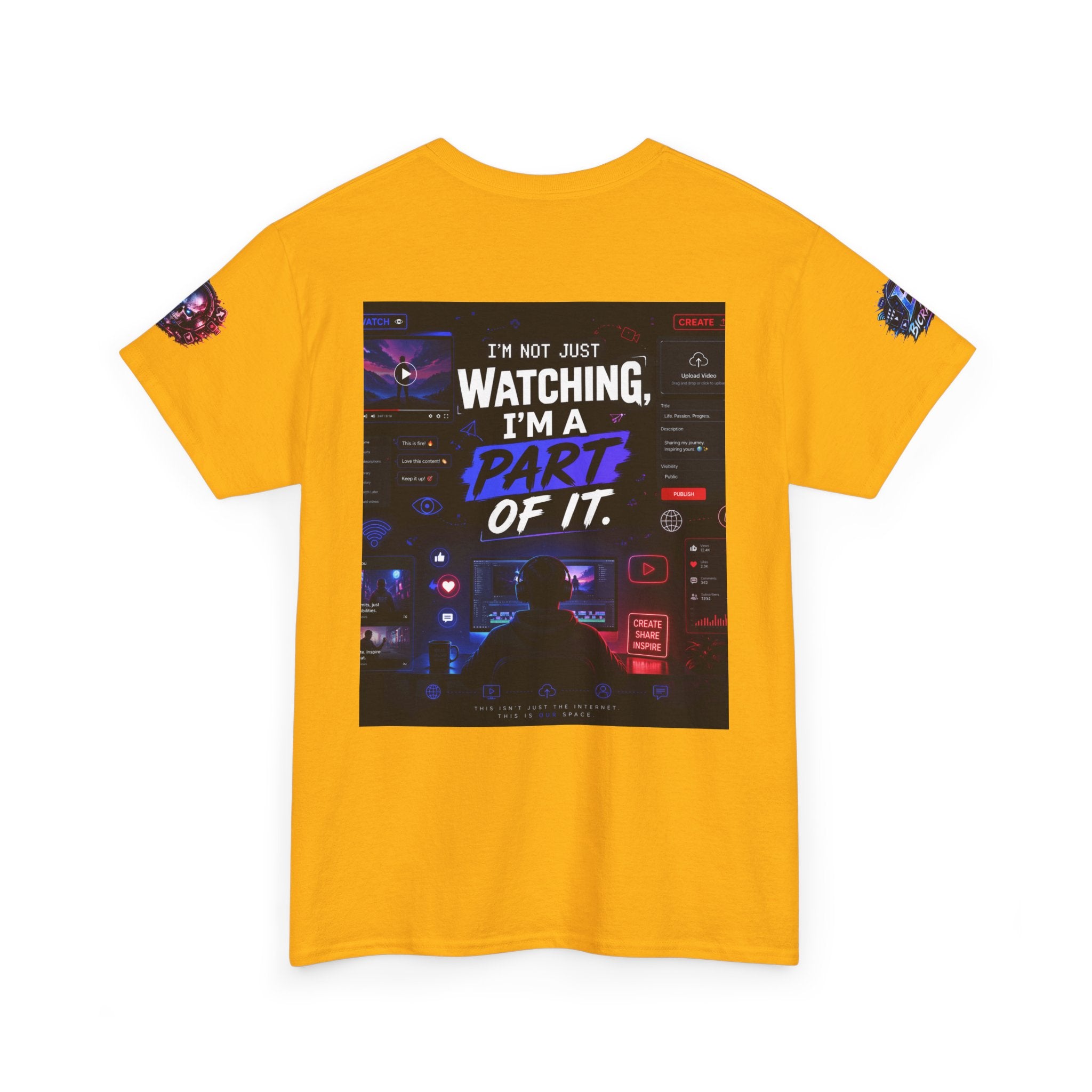 I'm A Part Of It T Shirt — Cyber Night Retro Graphic T-Shirt