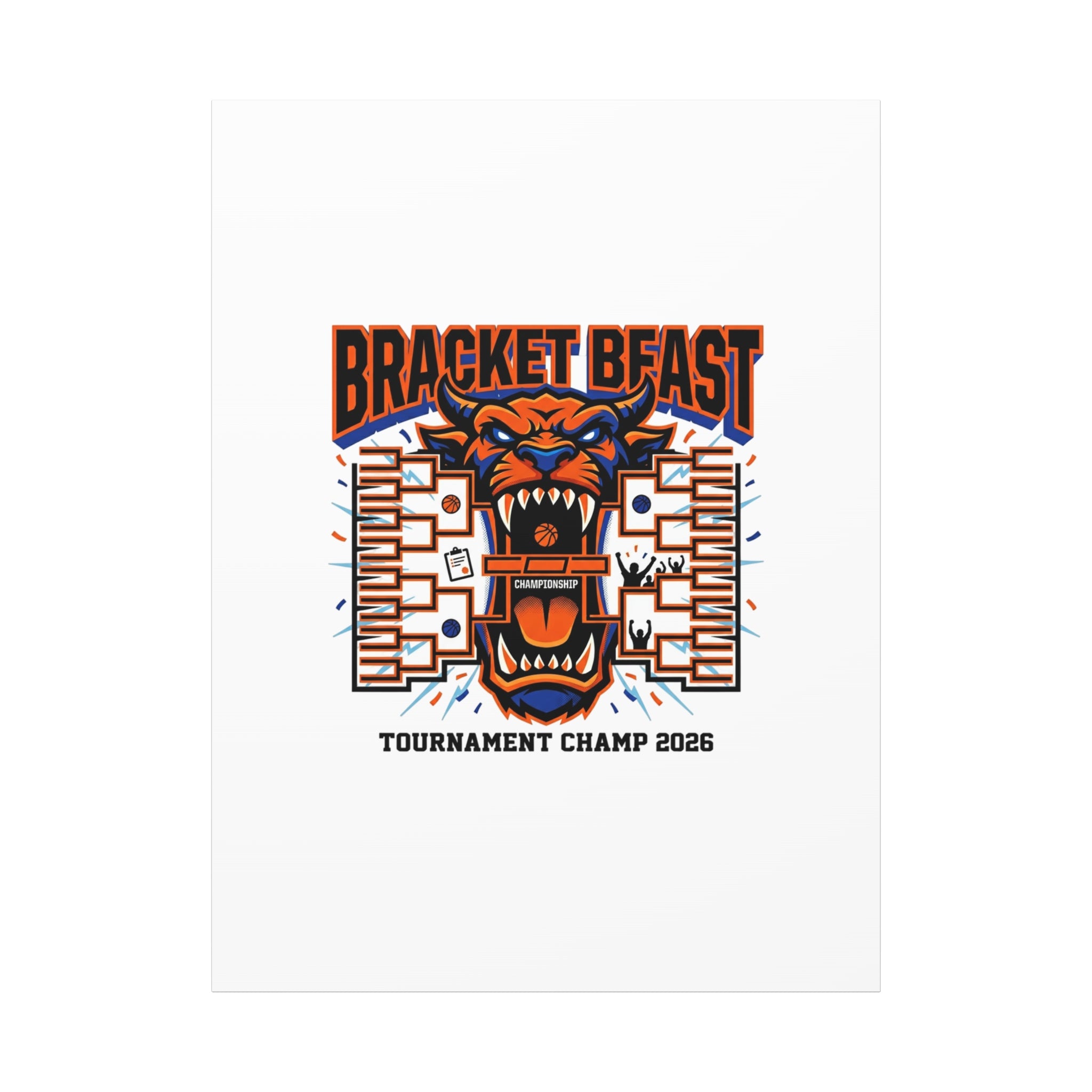 Bracket Beast Canvas | College Tournament Bracket, Gameday Hoops 2026