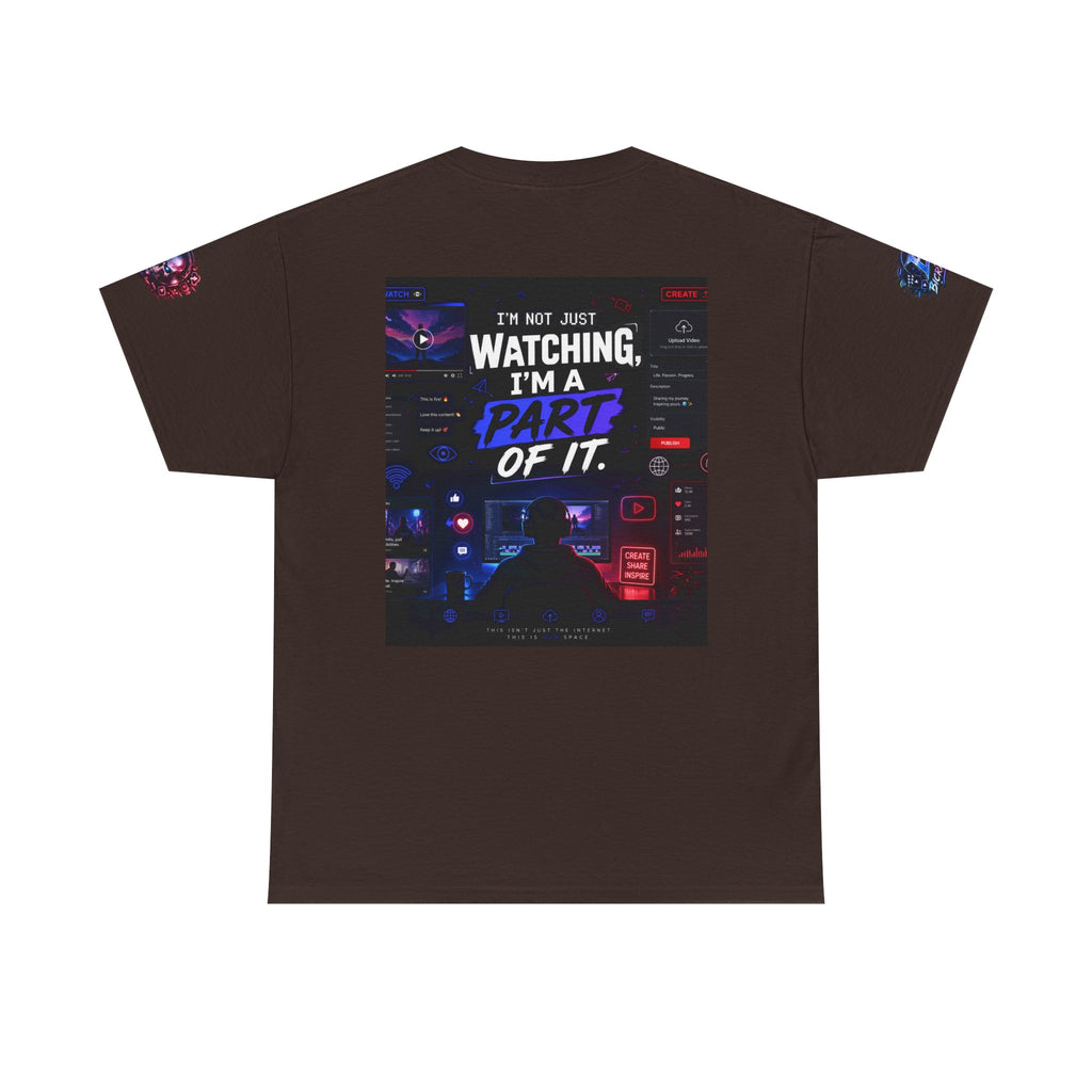 I'm A Part Of It T Shirt — Cyber Night Retro Graphic T-Shirt