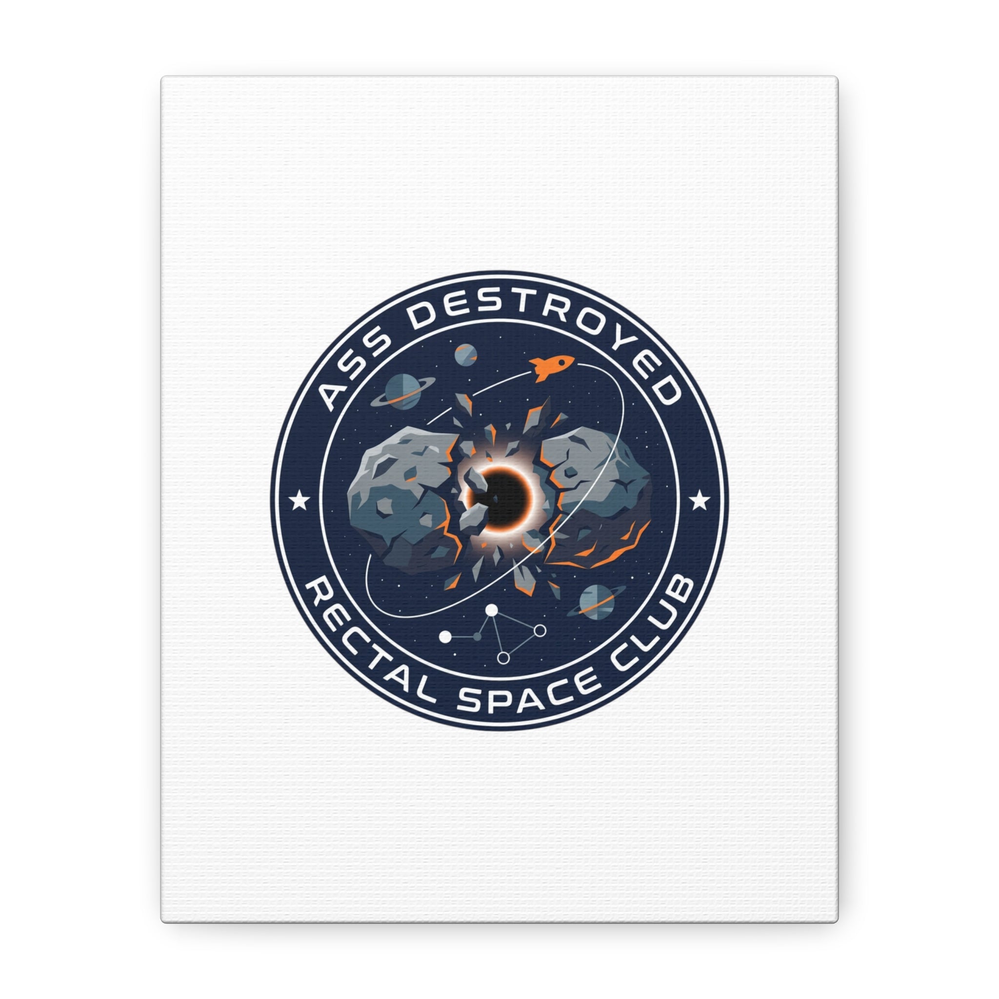 Cosmic Mission Patch Canvas | Space, Rocket, Astronaut, Deep Space