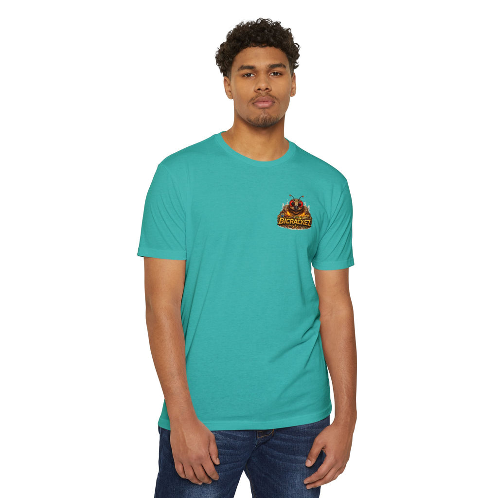 Family Flies Graphic T-Shirt — "Bicracketz" Retro Cartoon Tee