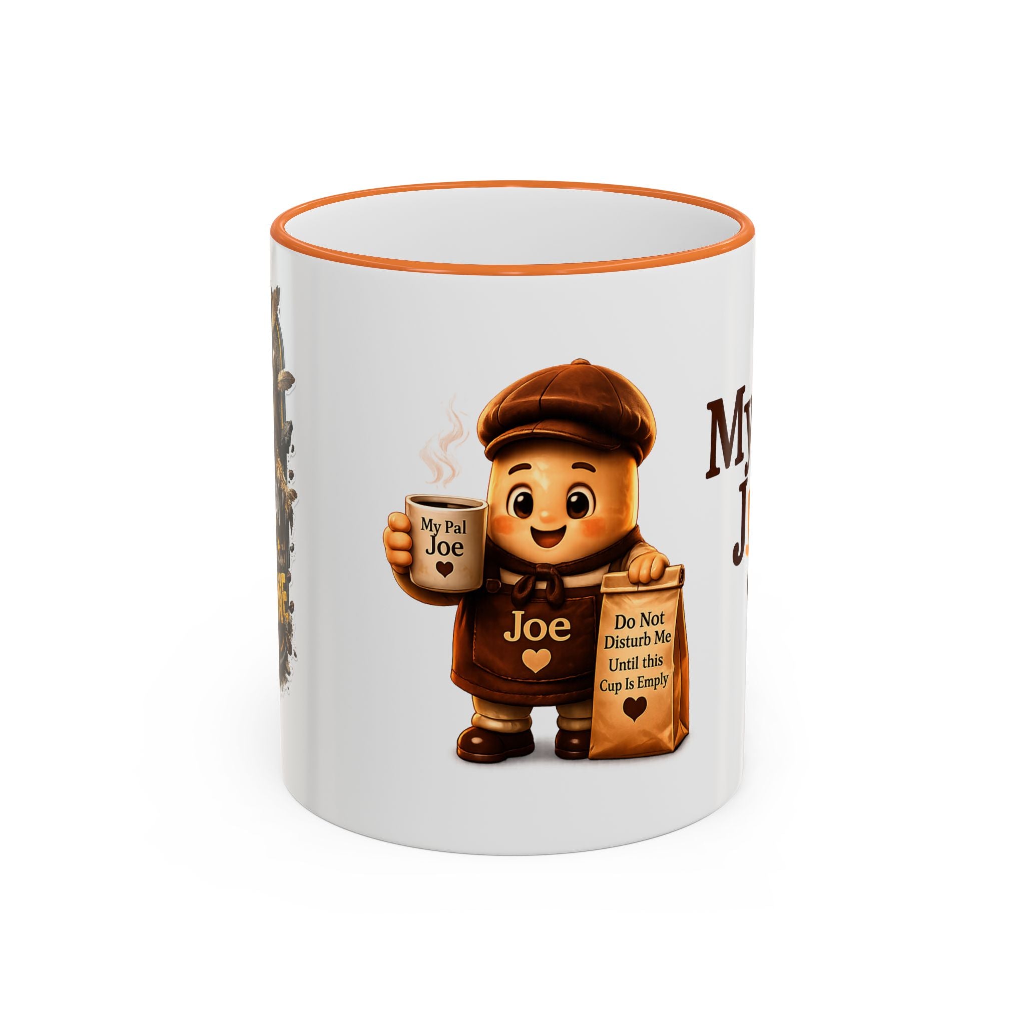 Running on Hope and Caffeine — 'My First Cup of Joe' Vintage Coffee Character (11oz/15oz)