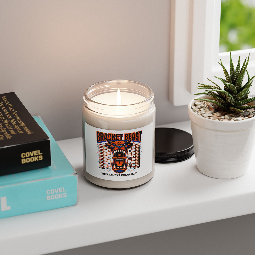 Bracket Beast Candle, college tournament gameday, bracket, buzzer beater