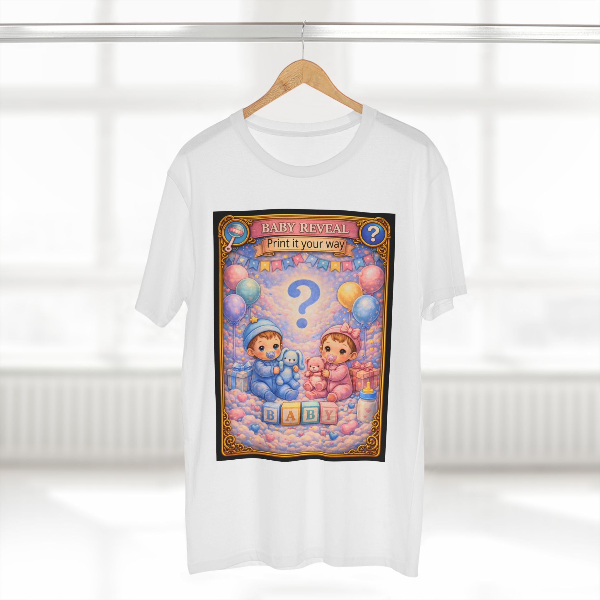 Gender Reveal T-Shirt — (Print It Your Way)