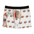 Big Conch Men’s Boxer Briefs — Novelty Beachwear with 'Wow, that’s a... Big Conch!' Design