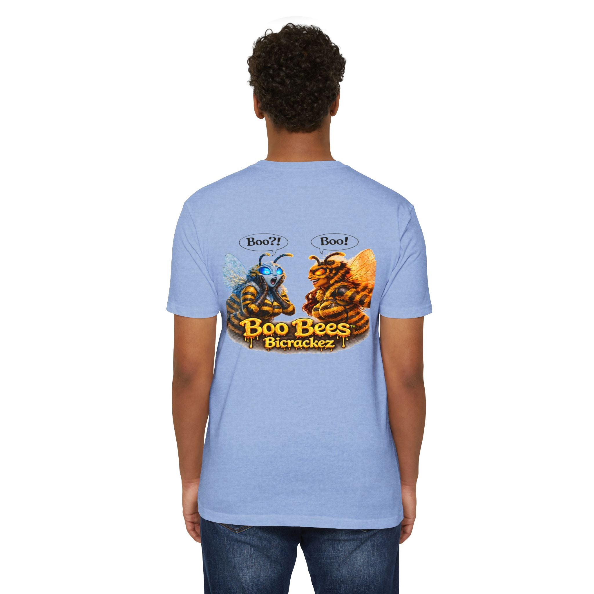 Boo Bees Graphic T-Shirt — 'Boo? Boo!' Bee Halloween Tee