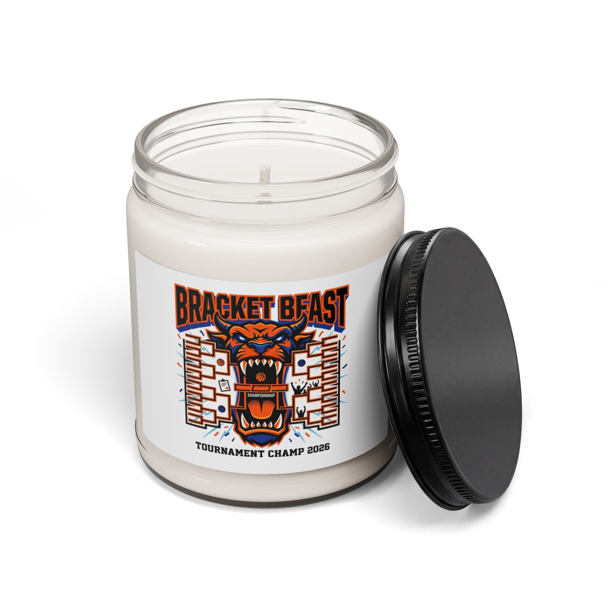 Bracket Beast Candle, college tournament gameday, bracket, buzzer beater